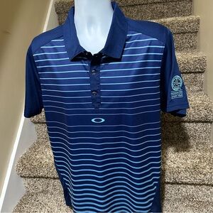 Perfect modern *OAKLEY Golf* lightweight wicking casual golf ⛳️ polo shirt - L